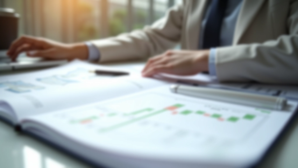 Trading education workspace with market analysis materials